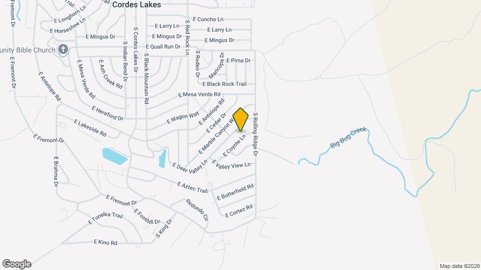 20956 E Coyote Ln Map and Location Details