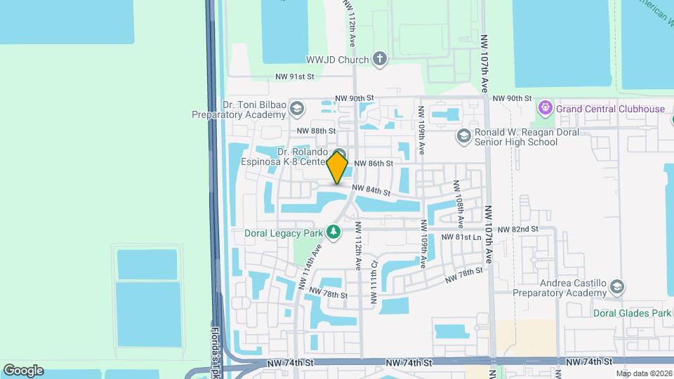 11260 NW 84th St Map and Location Details
