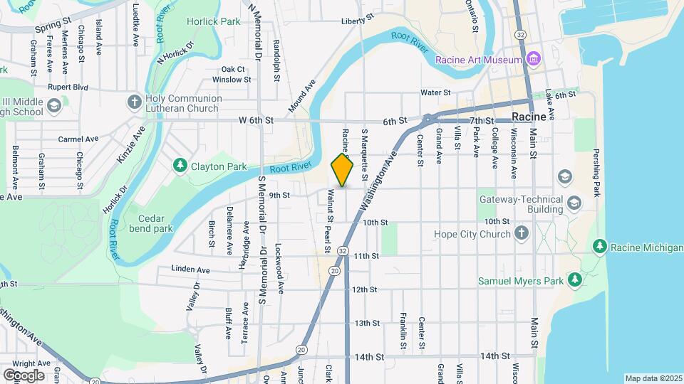 900 Racine St Map and Location Details