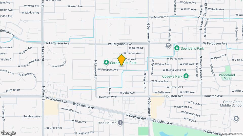 4106 W Prospect Ave Map and Location Details