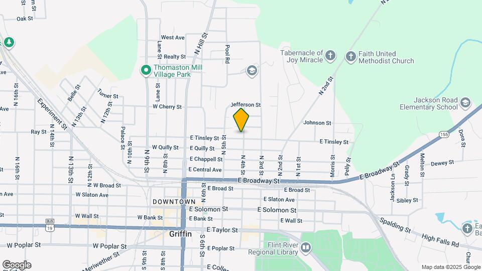 329 E Tinsley St Map and Location Details