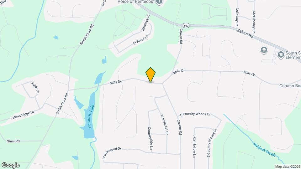 705 Mills Dr Map and Location Details