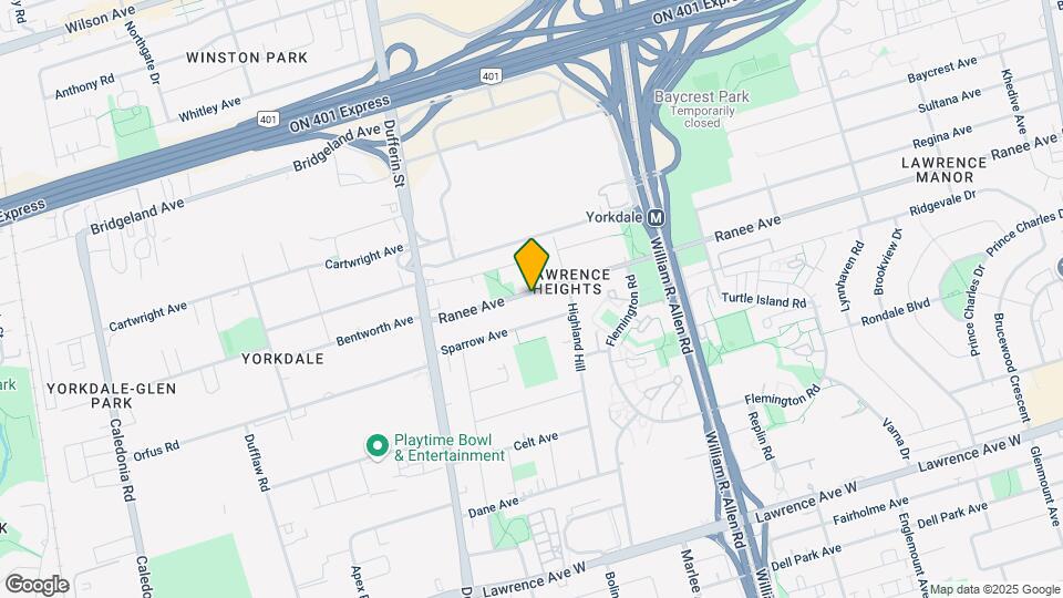 313 Ranee Ave Map and Location Details