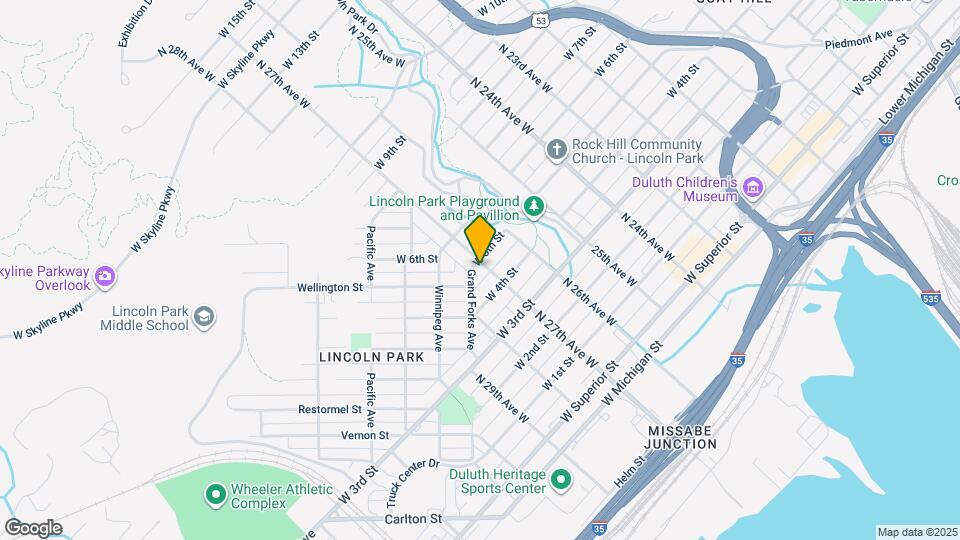 425 N 27th Ave W Map and Location Details