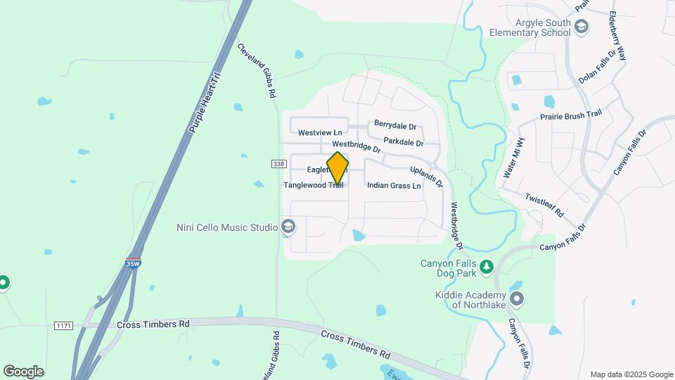 1413 Tanglewood Trail Map and Location Details