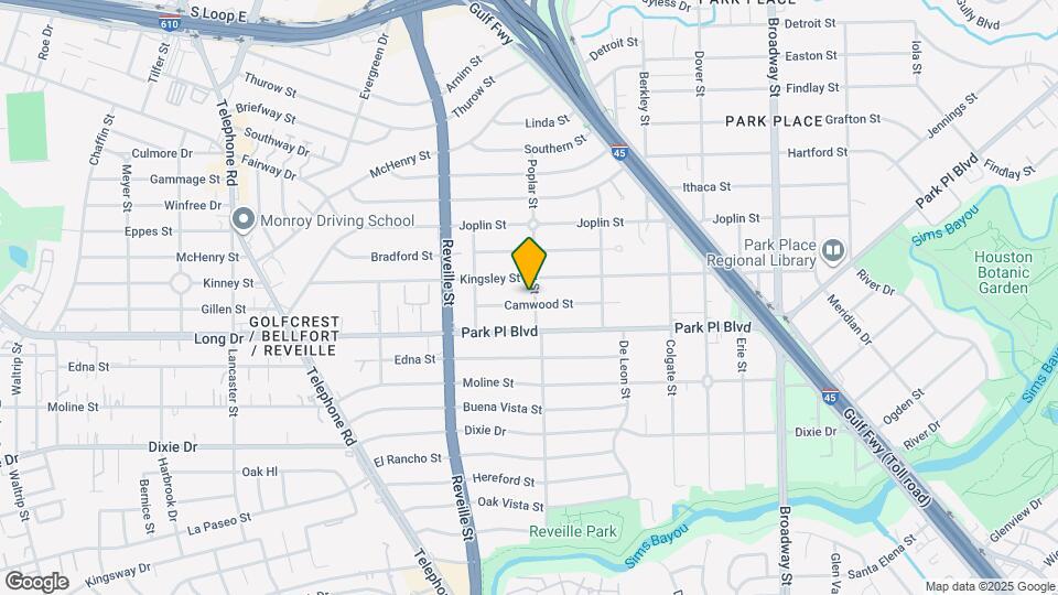 7635 Camwood St Map and Location Details