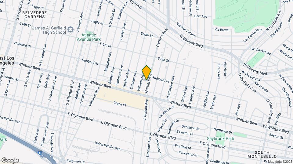 723 S Gerhart Ave Mapa y Detalles de la Ubicación