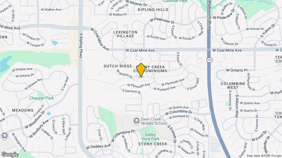 9326 W Ontario Dr Mapa y Detalles de la Ubicación