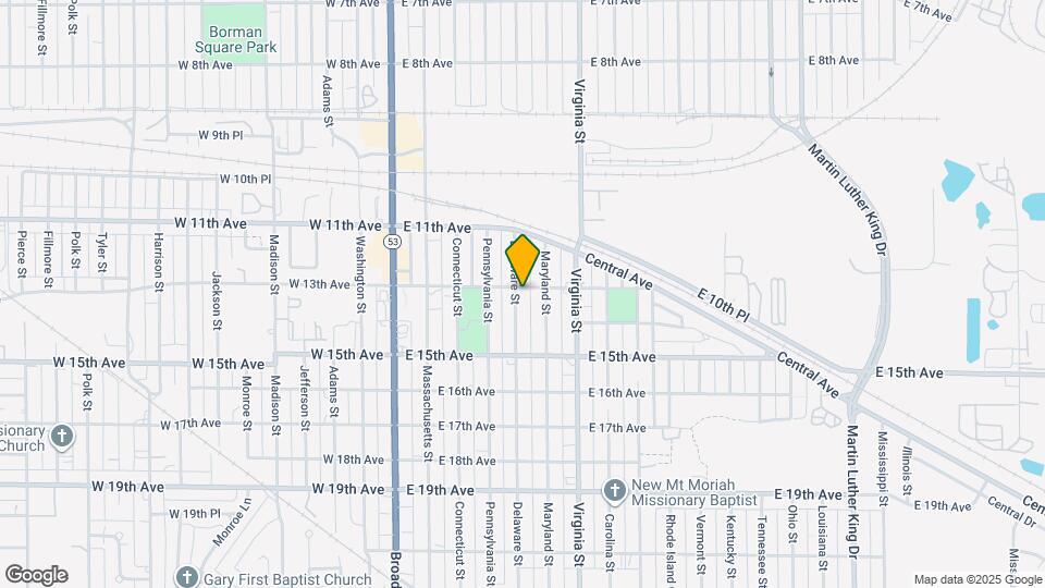 1305 Delaware St Map and Location Details