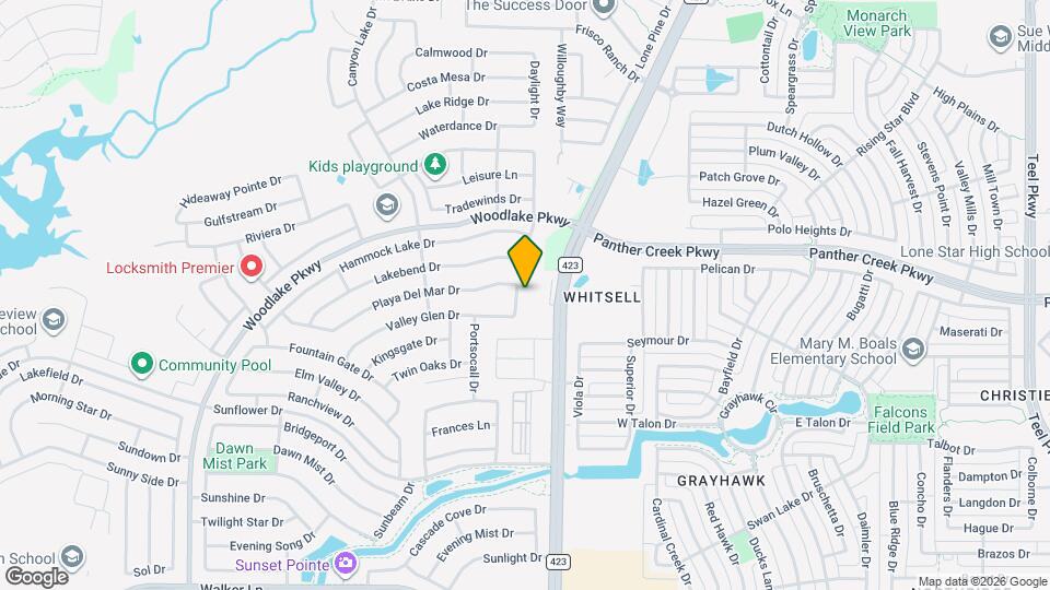 3016 High Landing Dr Map and Location Details