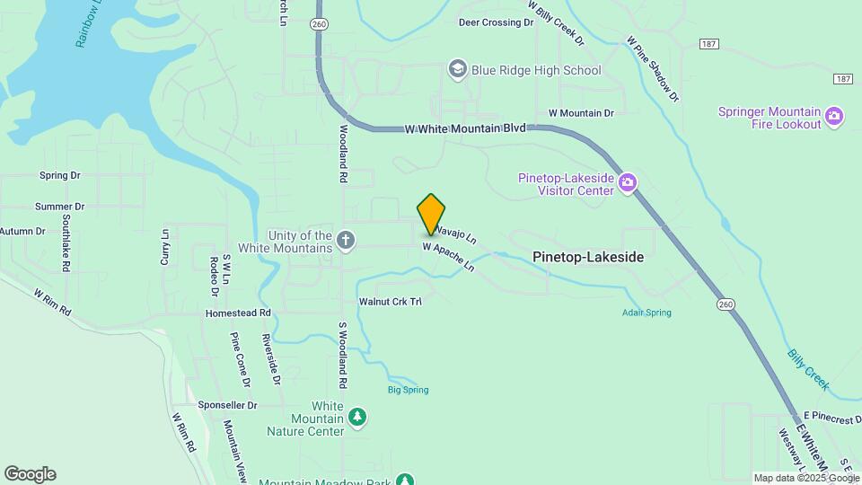 1208 W Apache Ln Map and Location Details