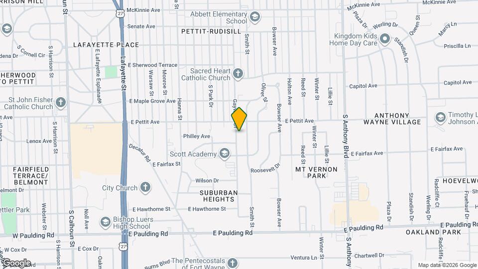 4925 Gaywood Dr Map and Location Details