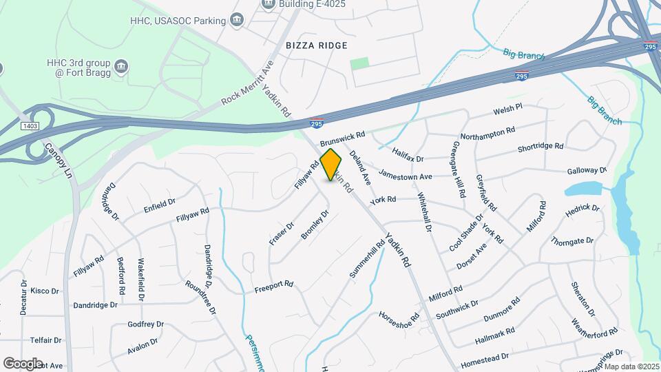 6469 Yadkin Rd Map and Location Details