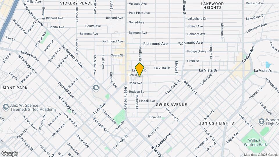 1715 Lewis Ct Map and Location Details