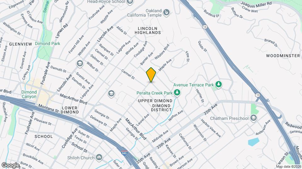 4048 Maple Ave Map and Location Details