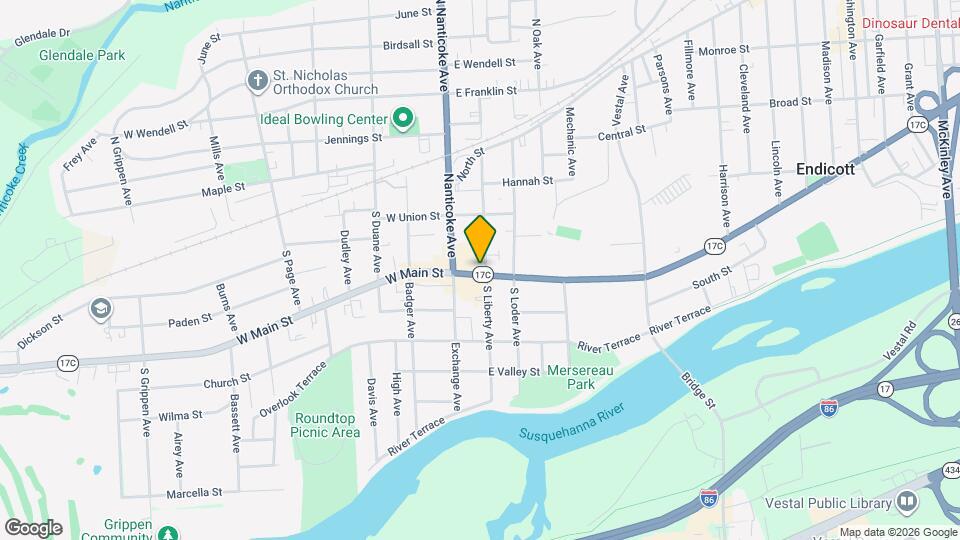 Town House Motel Map and Location Details