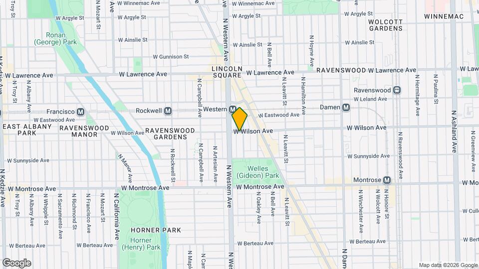 4552 N Claremont Ave Map and Location Details