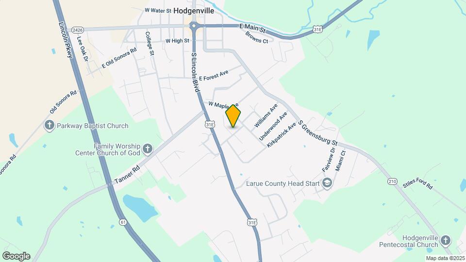 121 Churchill Ave Map and Location Details