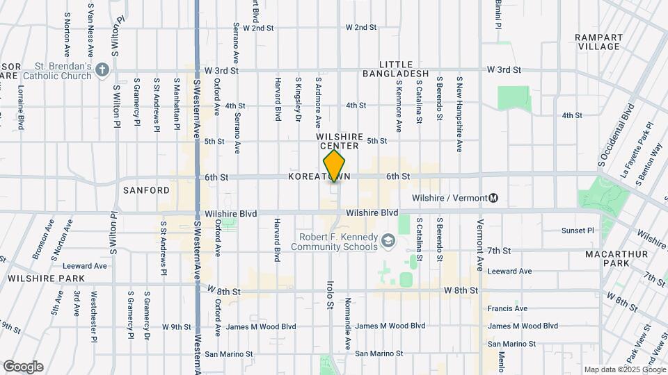 615 Normandie Ave, Unit 35 Map and Location Details