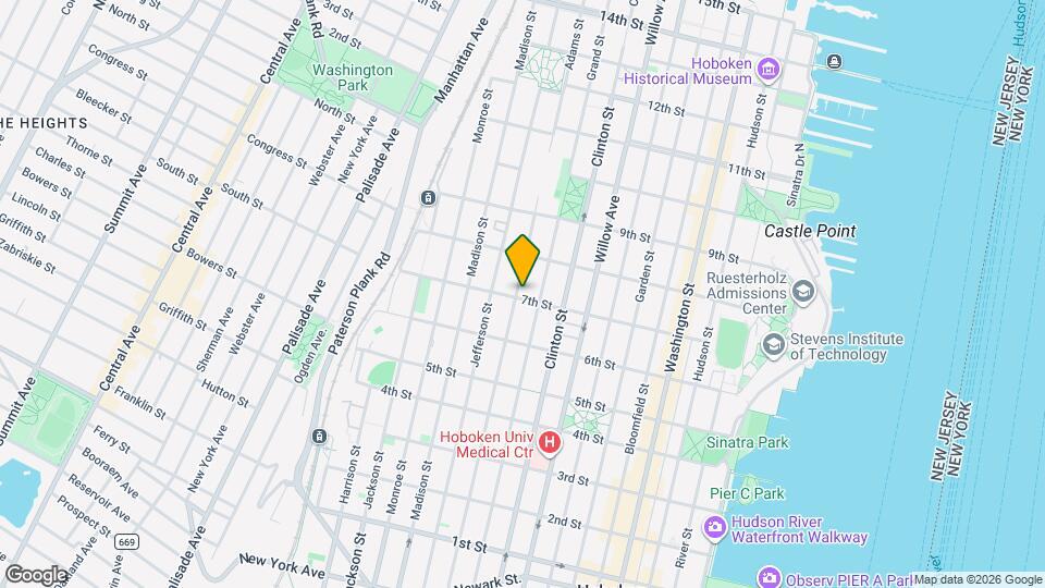 703 Adams St Map and Location Details