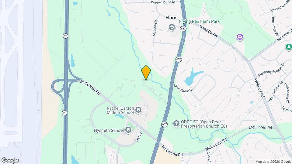 13642 Cedar Run Ln Map and Location Details