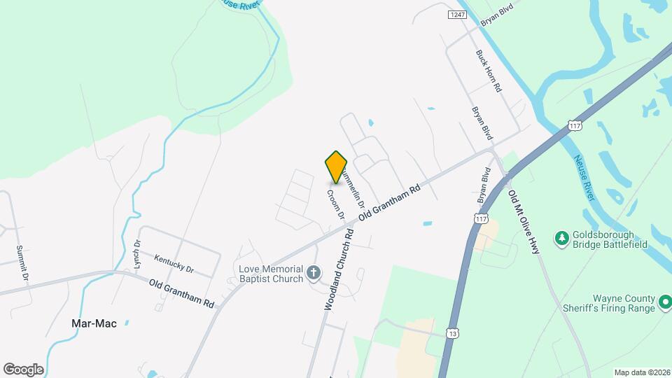 411 Croom Dr Map and Location Details