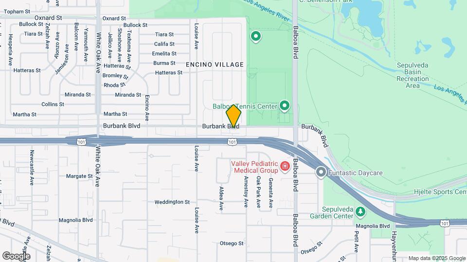 17130 Burbank Blvd Map and Location Details