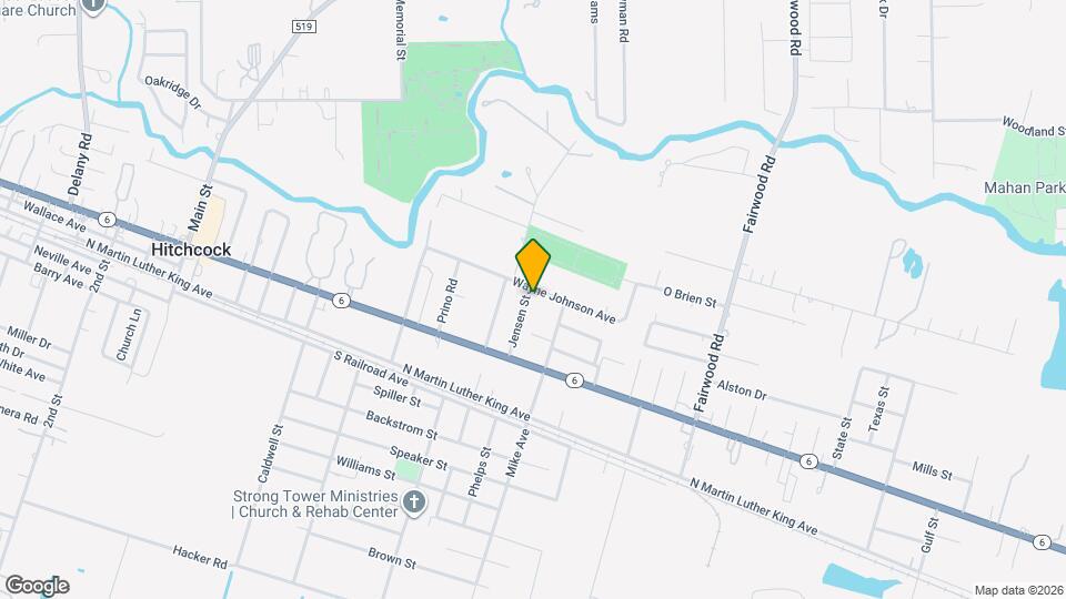 6611 Jensen St Map and Location Details