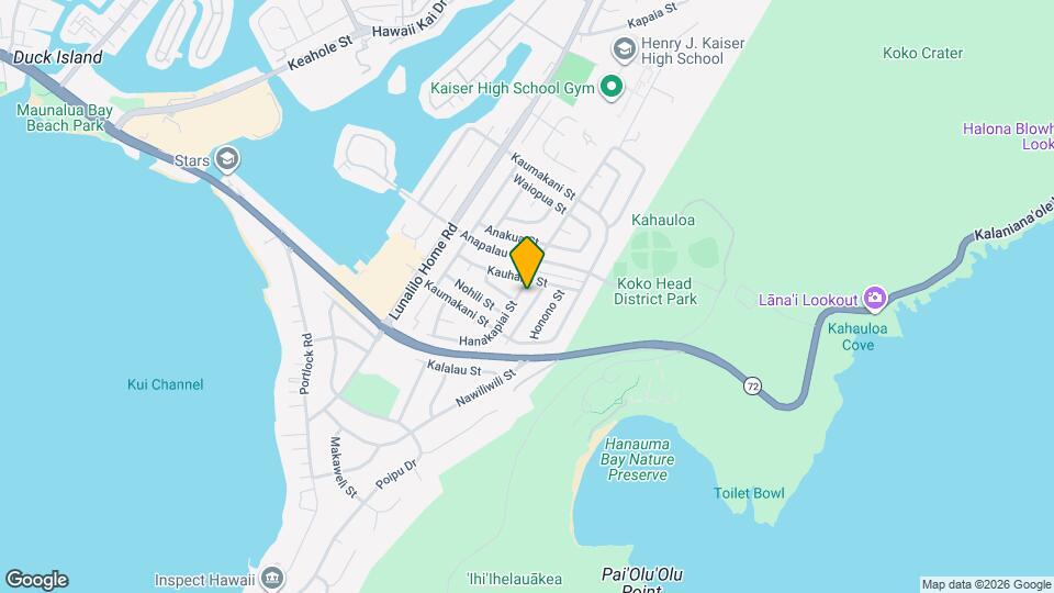 343 Hanakapiai St Map and Location Details