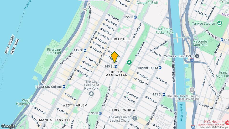 407 W 145th St Map and Location Details