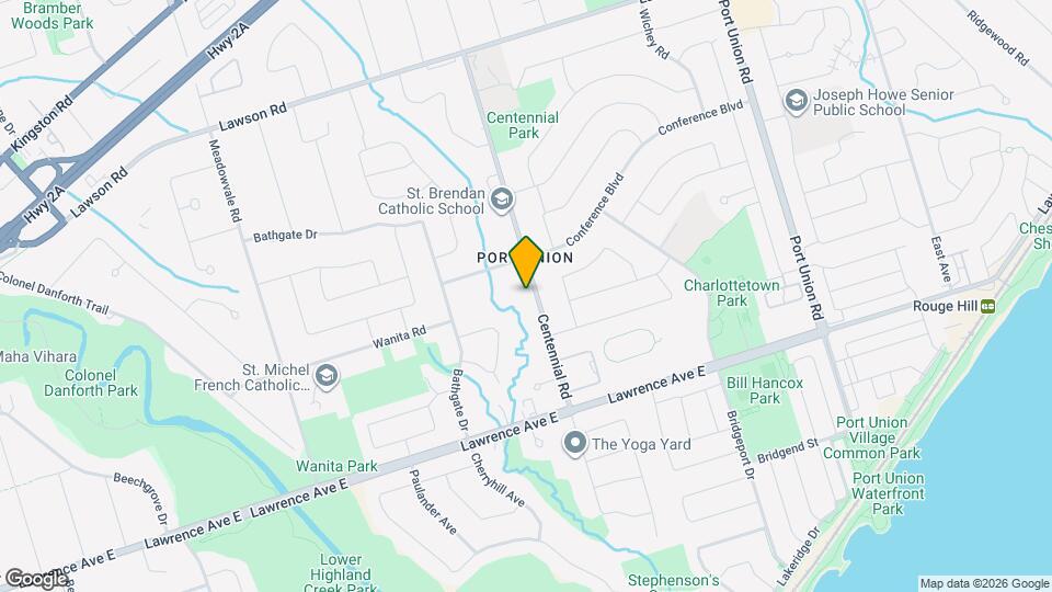 156 Centennial Rd Map and Location Details