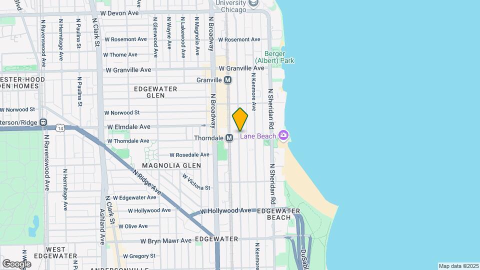 5947 N Winthrop Ave-Unit -3B Map and Location Details