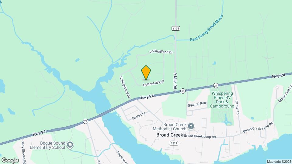 183 Cottontail Run Map and Location Details