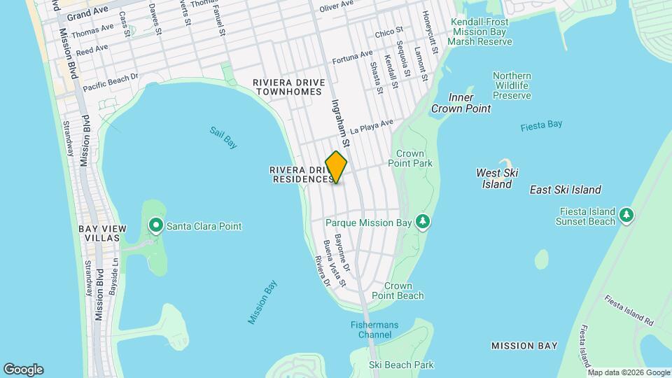 3645 Bayonne Dr Map and Location Details