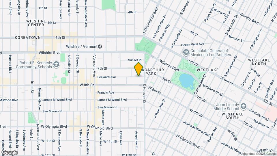 2828 Leeward Ave Map and Location Details