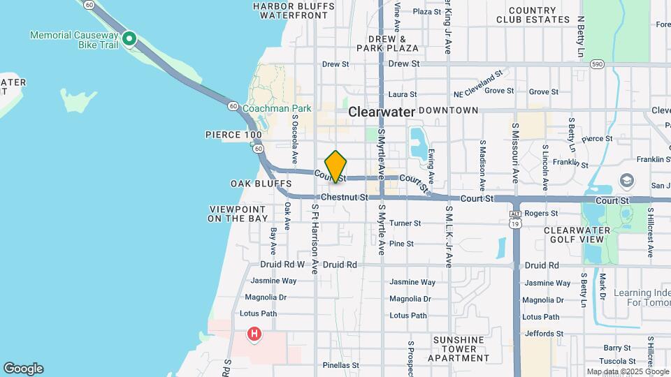 411 S Garden Ave Mapa y Detalles de la Ubicación