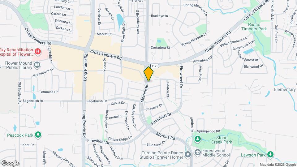 2129 Milford Dr Map and Location Details