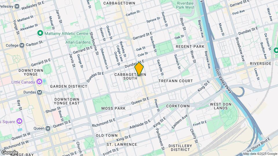 252 Parliament St Map and Location Details