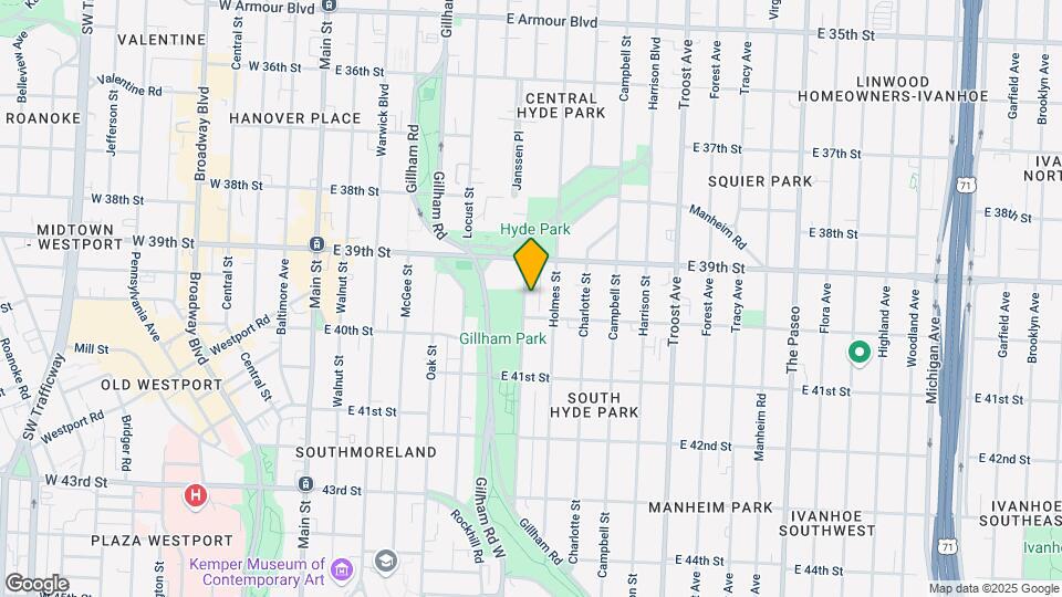 3933 Kenwood Ave Map and Location Details