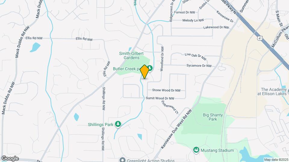 5040 Woodland Dr NW Map and Location Details