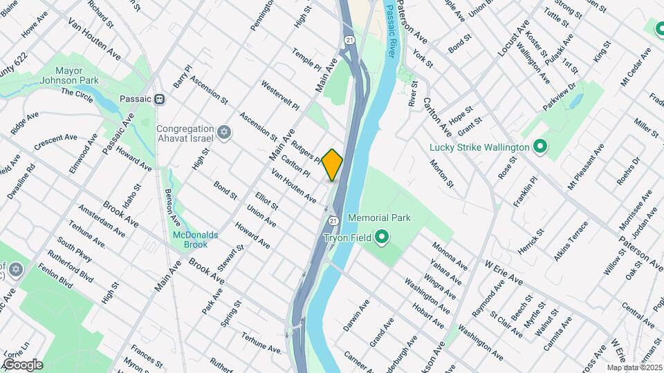 River at Passaic Map and Location Details