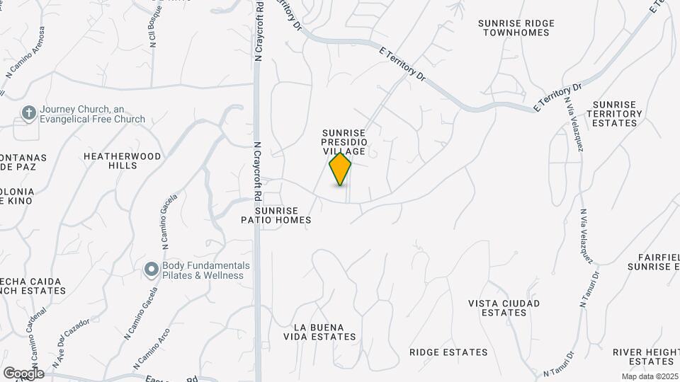 3727 N Paseo Presidio Map and Location Details