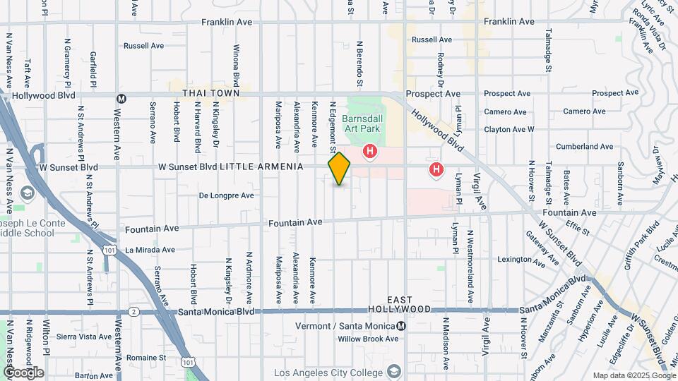 1400 Edgemont Map and Location Details
