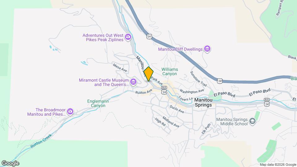 1015 Manitou Ave Map and Location Details