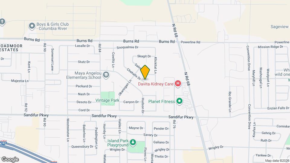 7915 Chehalis Dr Map and Location Details