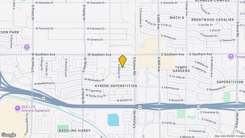 418 W Pebble Beach Dr Map and Location Details