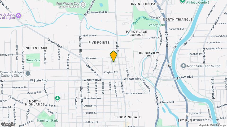 436 Irene Ave Map and Location Details