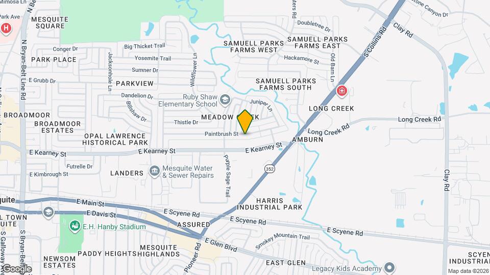 1400 Paintbrush St Map and Location Details