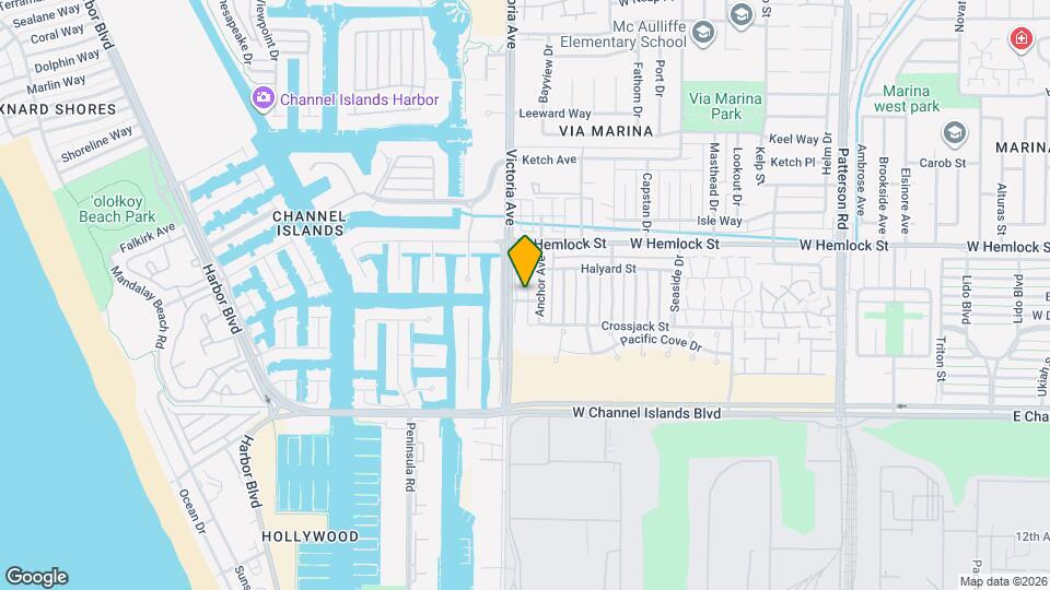 2600 Victoria Ave Map and Location Details