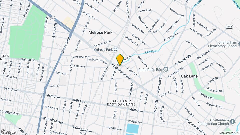 7206 Chestnut Ave Mapa y Detalles de la Ubicación